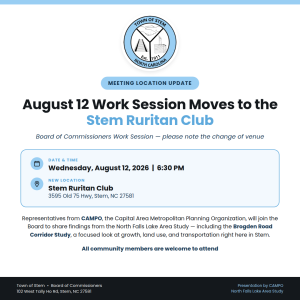 Notice of Meeting Location Change
